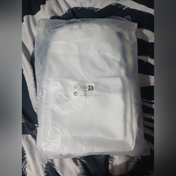 Men White Cloth Bagpack - Picture 11 of 15